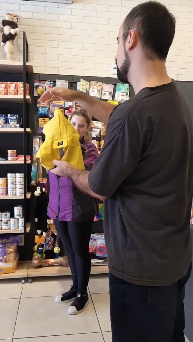 Loja da All Pets com rações e acessórios